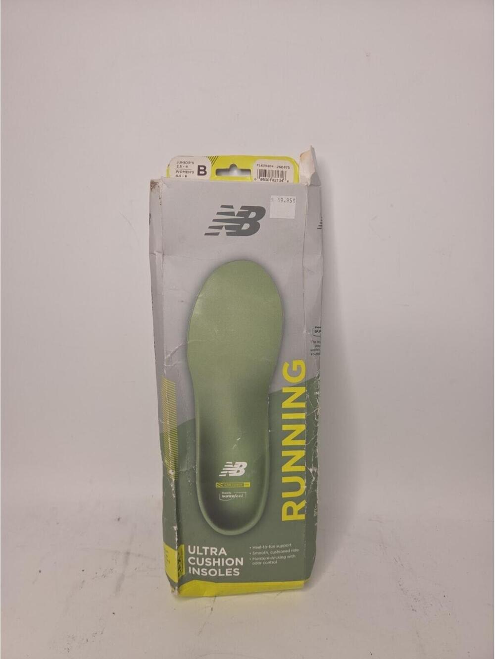 Original New Balance Running Cushion CFX Insoles Size B 2.5-4 JR  8.5-10 Women's